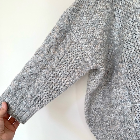 World Market Gray Soft Pullover Cardigan NWT - Picture 5 of 7